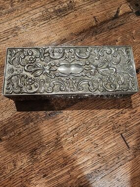 Vintage Godinger silver-plated jewelry box from the late 20th century